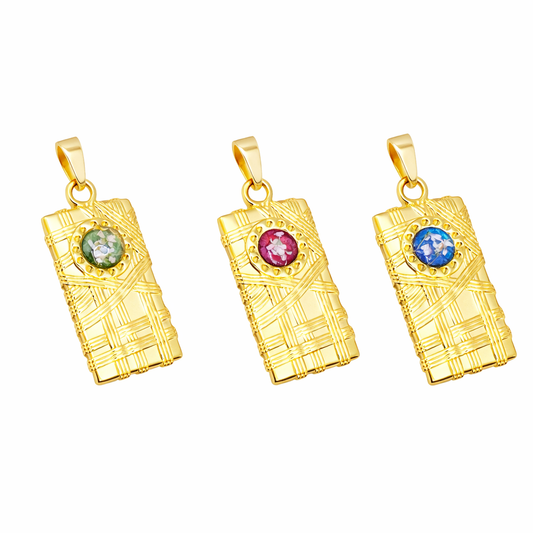 Collana Gold Rettangolo