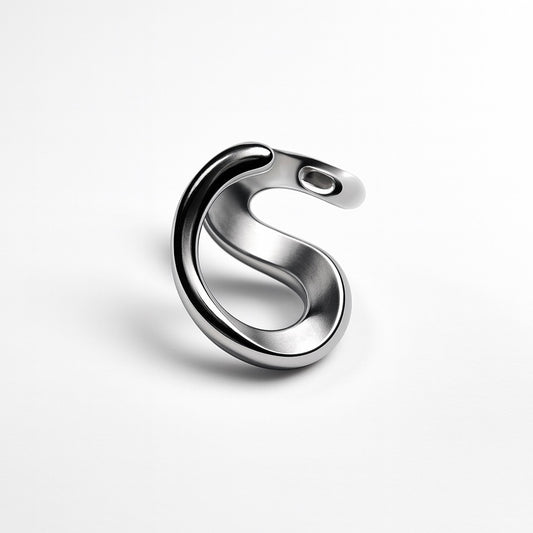Anello Fluida - Acciaio Inox