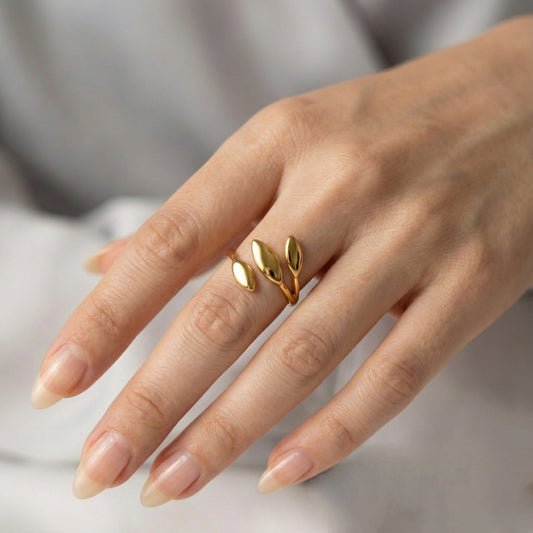 Anello Olive - Acciaio Inox