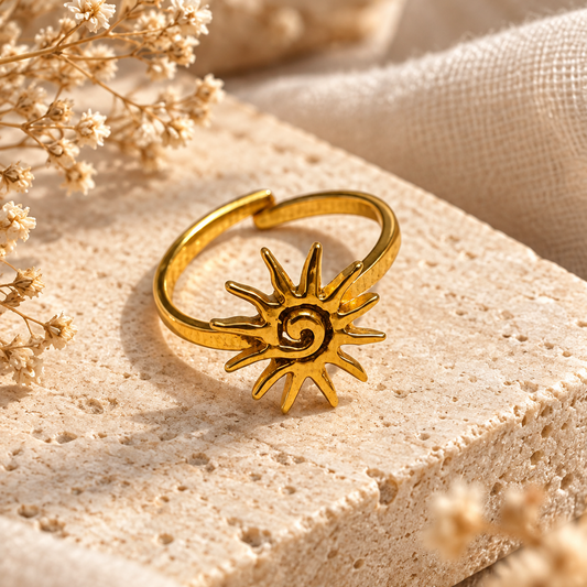 Anello Sole tribale