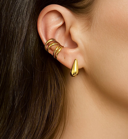 Earcuff String - Acciaio Inox