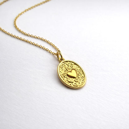 Ciondolo Sacro Amore - Acciaio Inox