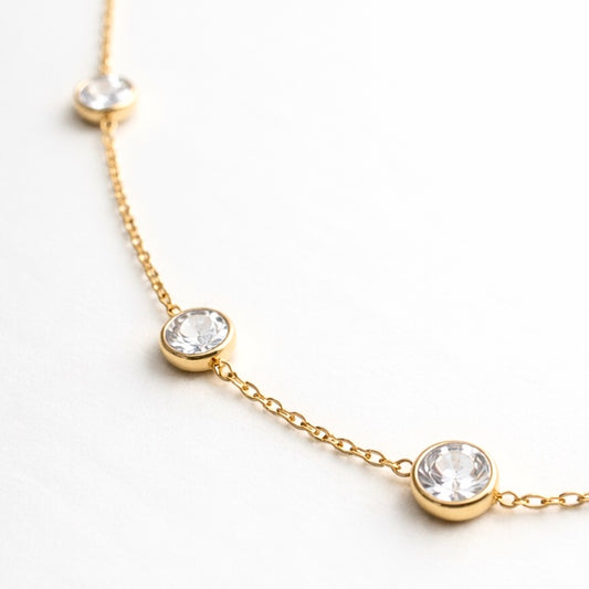 Collana Caitlyn White - Acciaio Inox