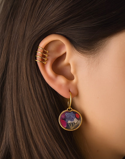 Earcuff Spiral - Acciaio Inox