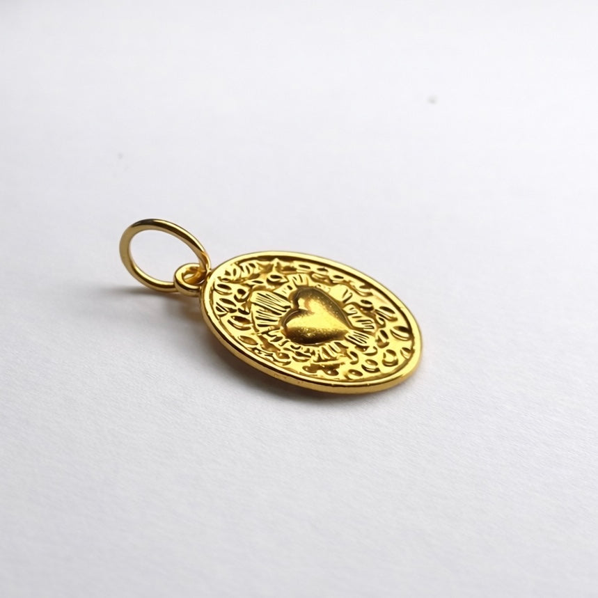Ciondolo Sacro Amore - Acciaio Inox