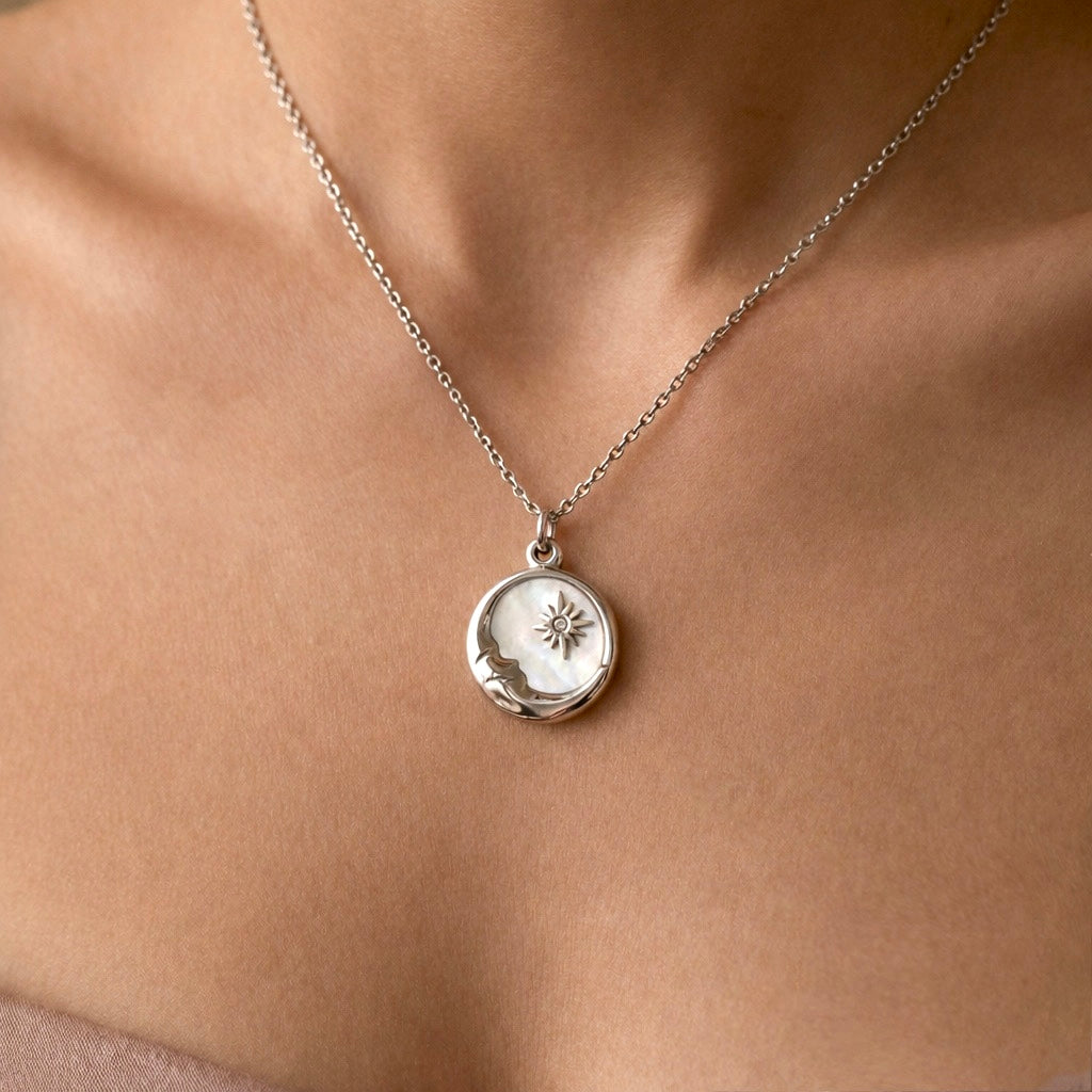 Ciondolo Canto della Luna - Acciaio Inox