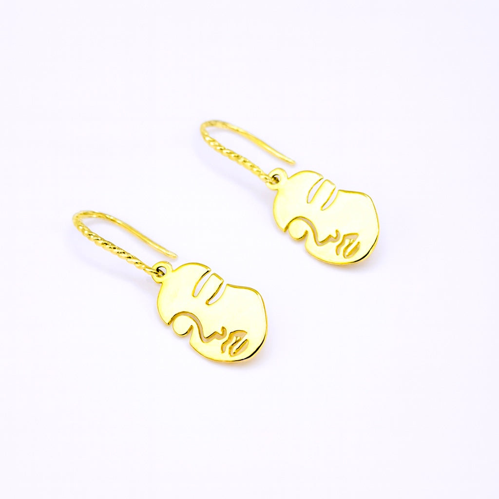 Orecchini Little Faces - Acciaio Inox