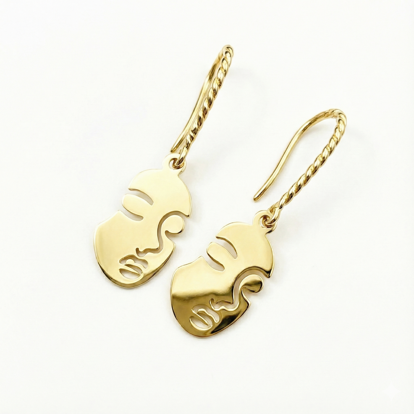 Orecchini Little Faces - Acciaio Inox