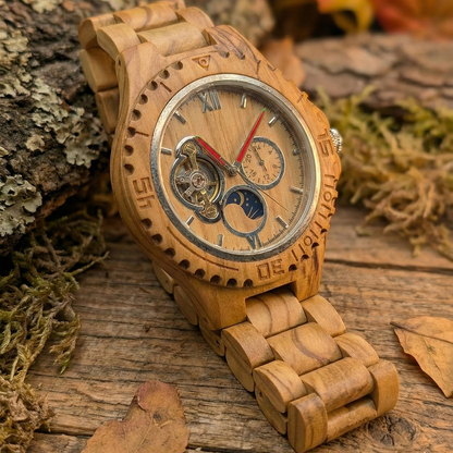 Orologio legno di Ulivo 47mm