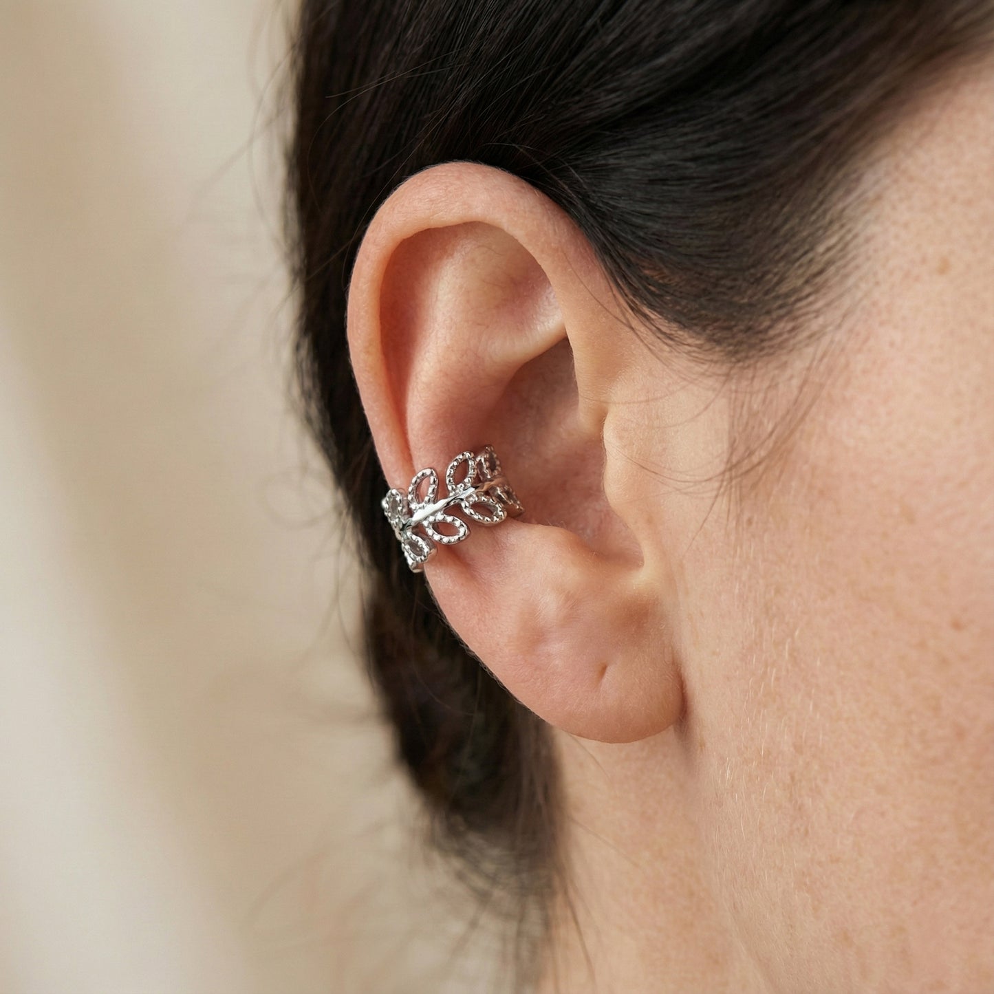 Earcuff Olimpia - Acciaio Inox