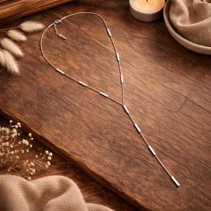 Collana Minimal Bars - Acciaio Inox