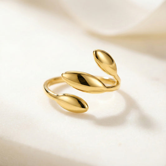 Anello Olive  - Acciaio Inox