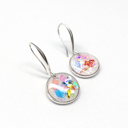 Orecchini Cristal - Resina e Argento 925