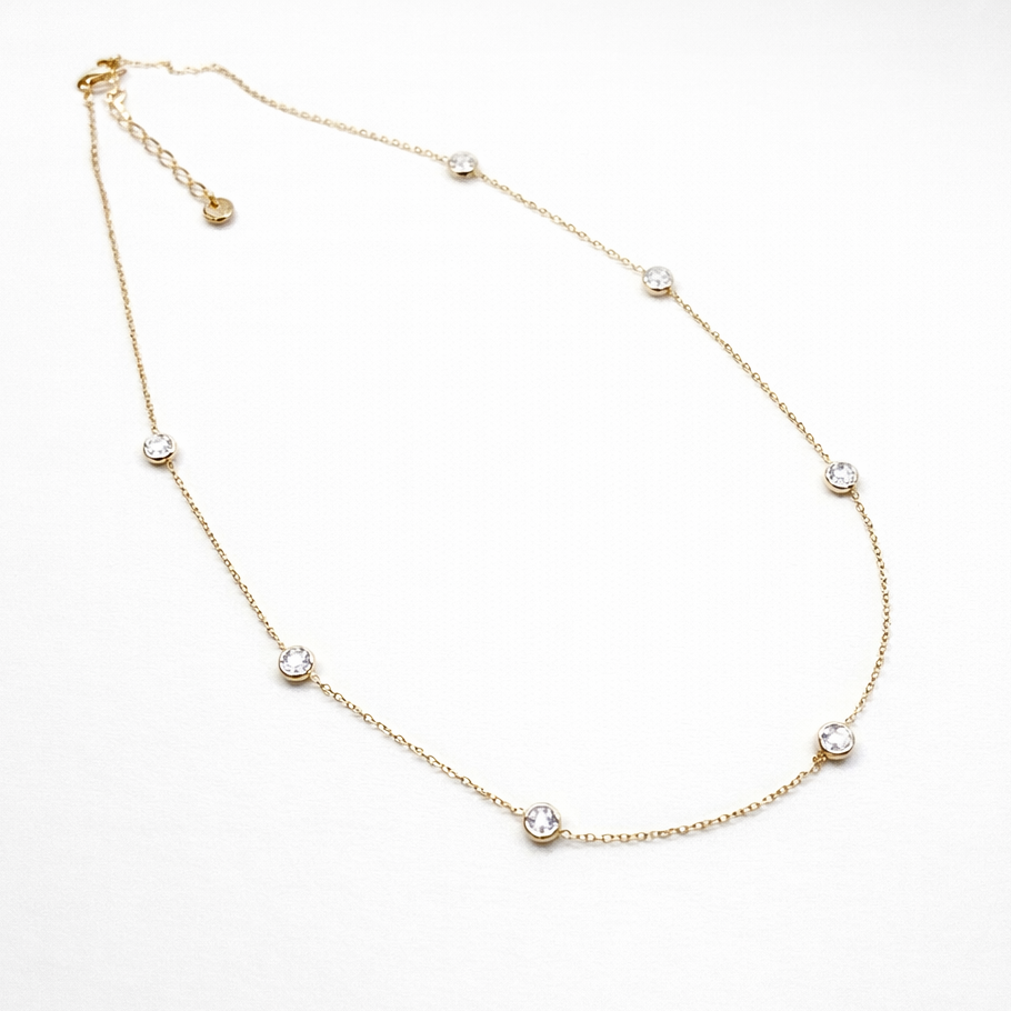 Collana Caitlyn White - Acciaio Inox