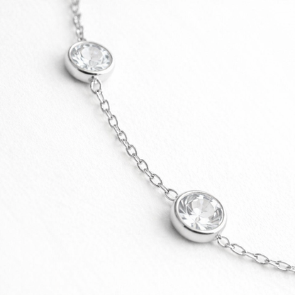 Collana Caitlyn White - Acciaio Inox