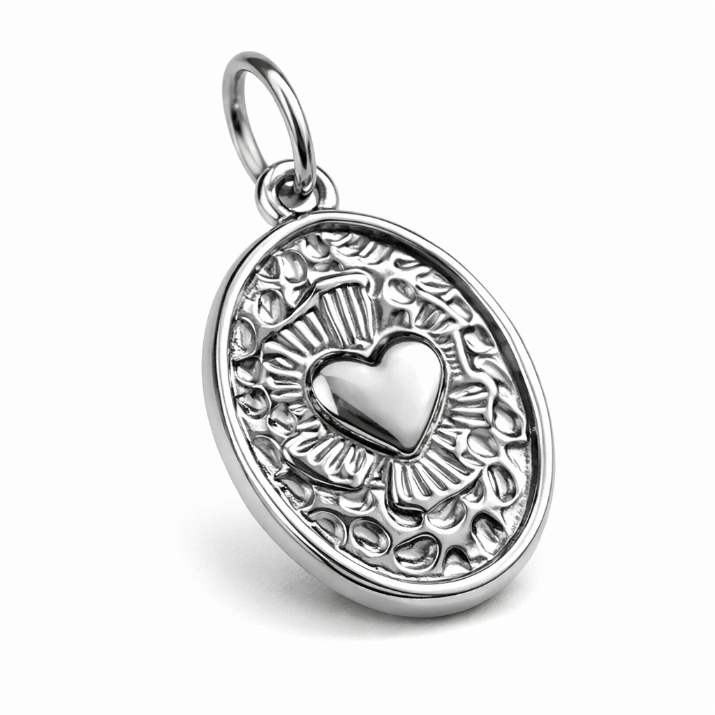 Ciondolo Sacro Amore - Acciaio Inox