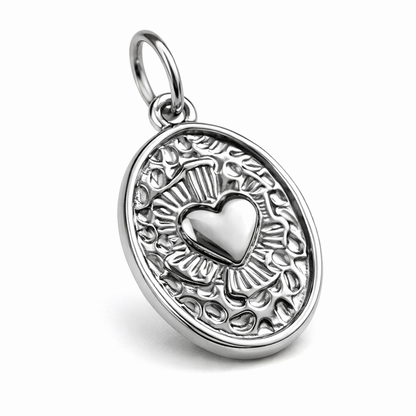 Ciondolo Sacro Amore - Acciaio Inox