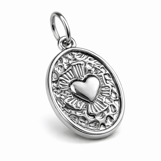Ciondolo Sacro Amore - Acciaio Inox