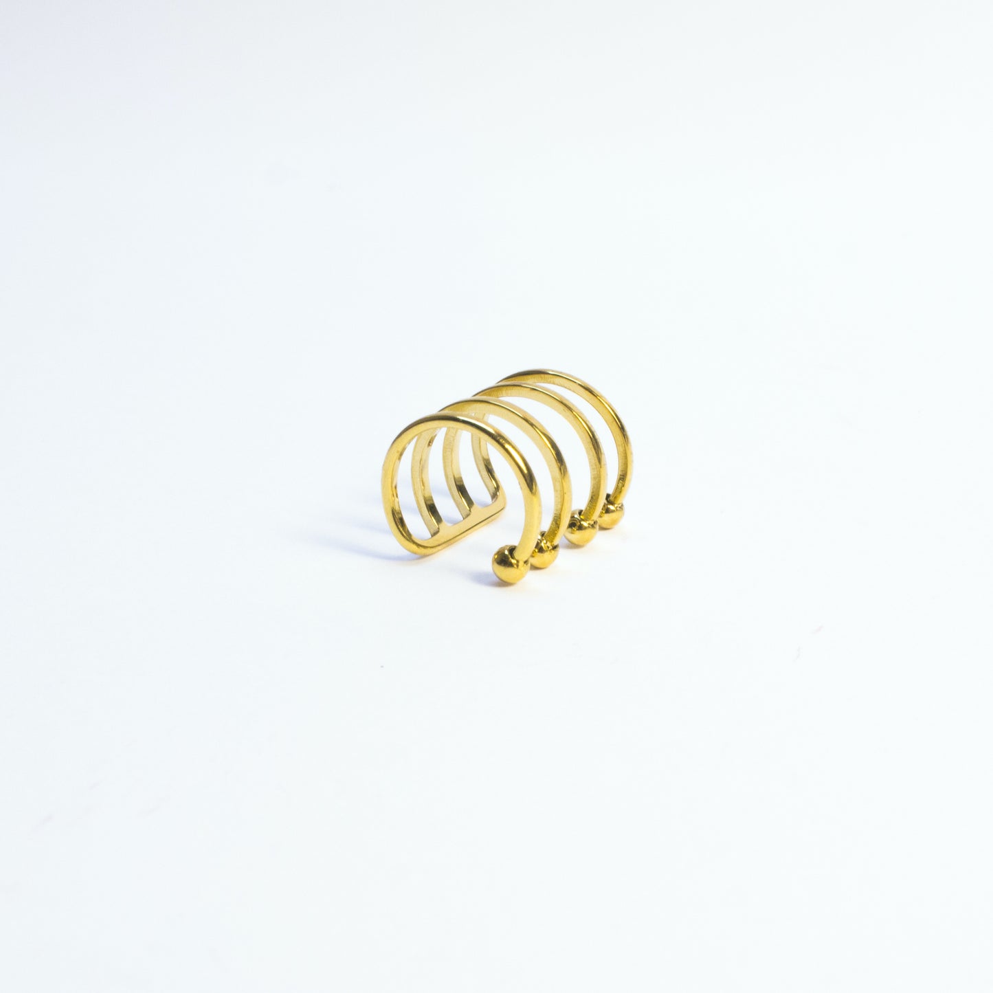 Earcuff Spiral - Acciaio Inox